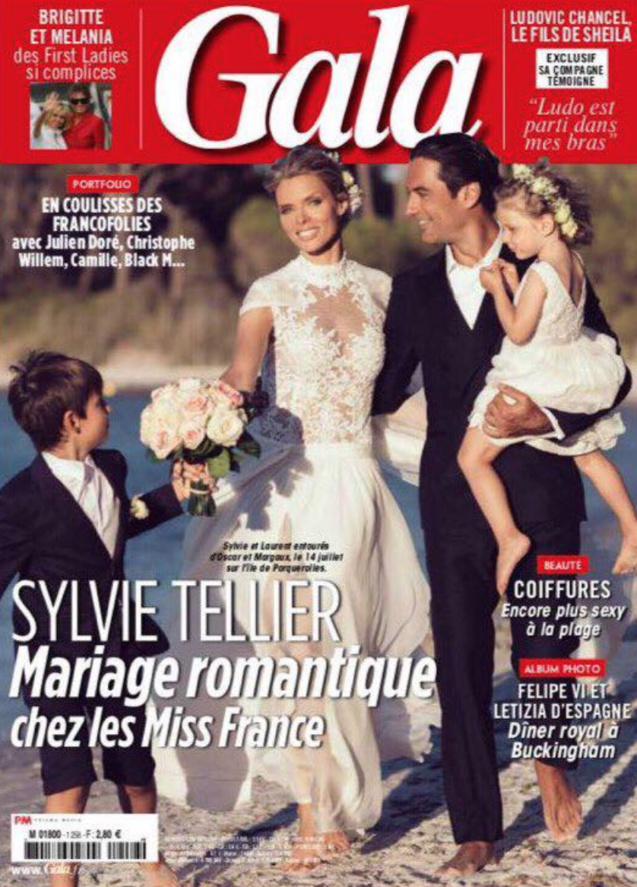 Sylvie Tellier s'est mariée le 14 juillet