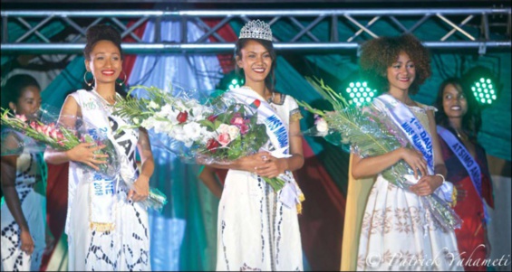Nouïcka Zafitoto, 2ème dauphine, Miantsa Randriambelonoro, Miss Madagascar 2018, et Malleka Lombardin