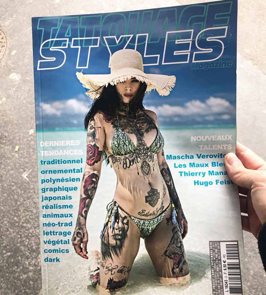 Mia Dolls, la Réunionnaise: modèle sexy et tatouée à 80%!
