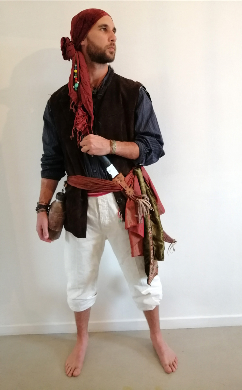 Maxime Berthon en mode pirate