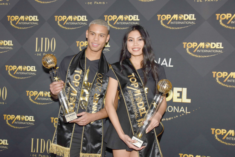 Lucas Moens et Suwannawong Kamolrat, les deux gagnants Top Model International 2020