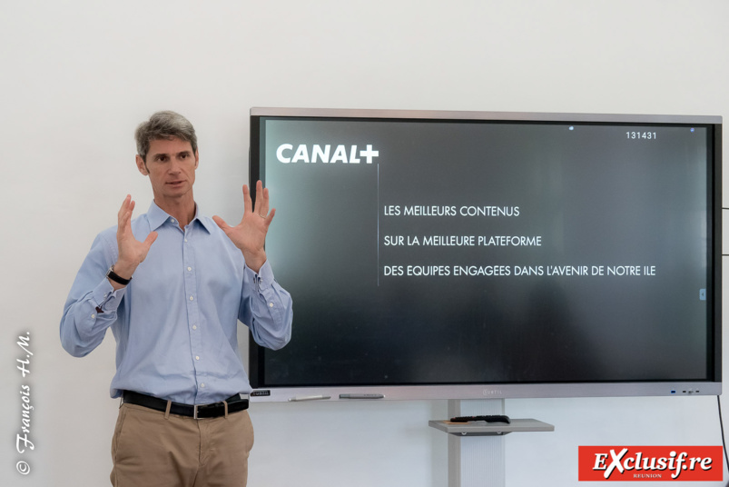 Axel Gallant, directeur général Canal+ Réunion