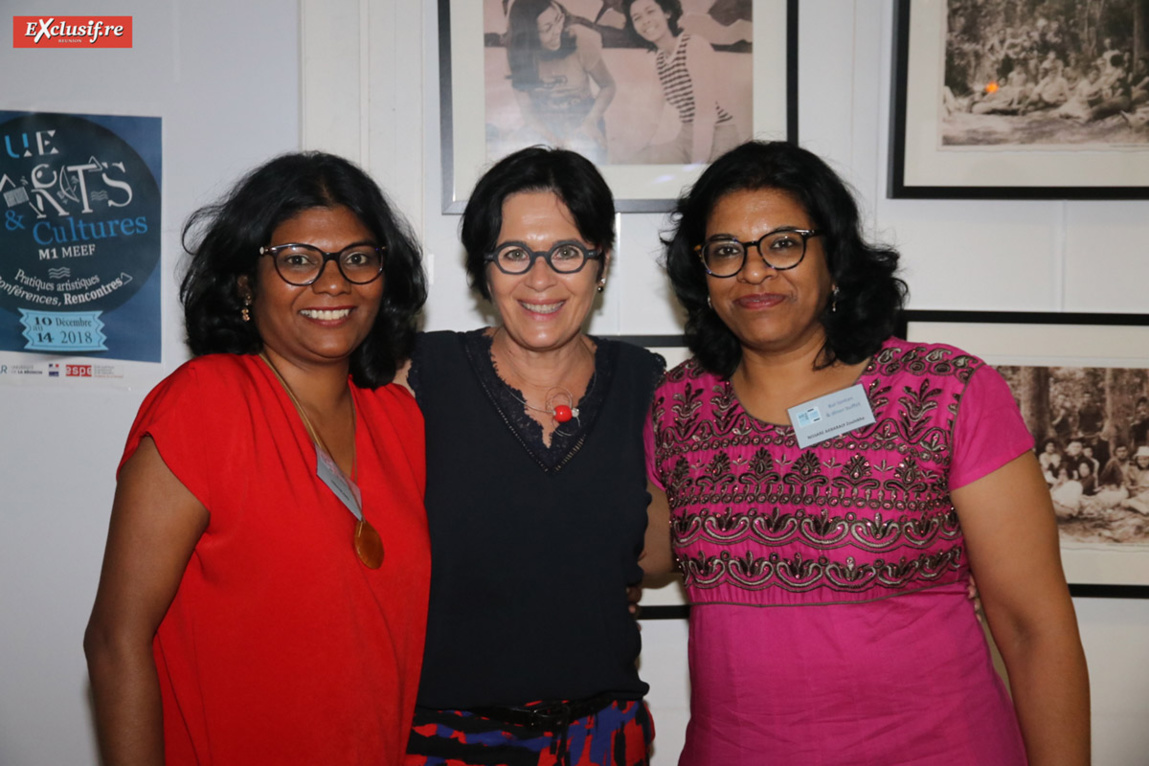 Ketty Derhoua, Nadine Fischer, et Zoulékha Nissare, de l’ESPE