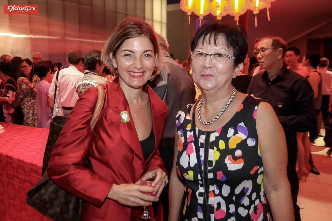 Anne Zattara-Gros, vice-présidente relations internationales et coopération régionale Université de La Réunion et Nicole Chon Nam, présidente Emmaüs Réunion