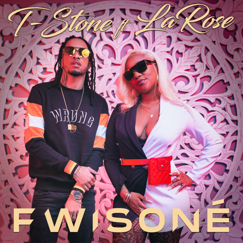 T-Stone a aussi réalisé un feat avec La Rose, artiste à succès