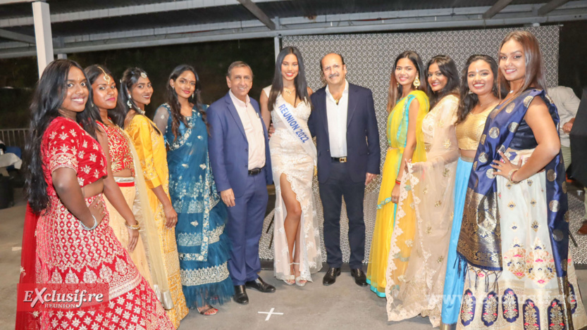Les candidates Miss India Réunion 2022 étaient présentes à la soirée