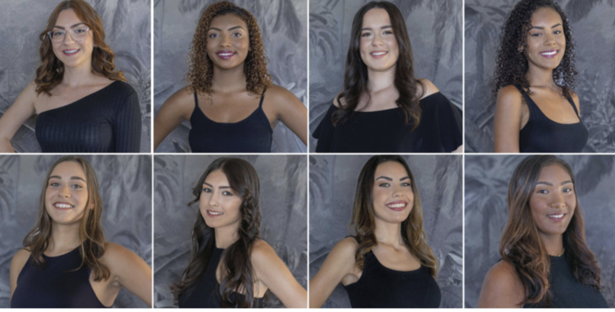 Les 8 candidates Miss Saint-Joseph: élection jeudi 10 novembre en soirée à la Plaine des Grègues