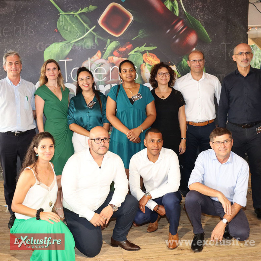 L'équipe marketing du Crédit Agricole de La Réunion