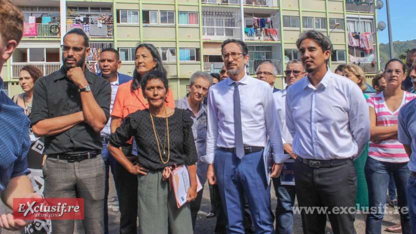 Inauguration de la Maison du Projet à La Chaumière à Saint-Denis