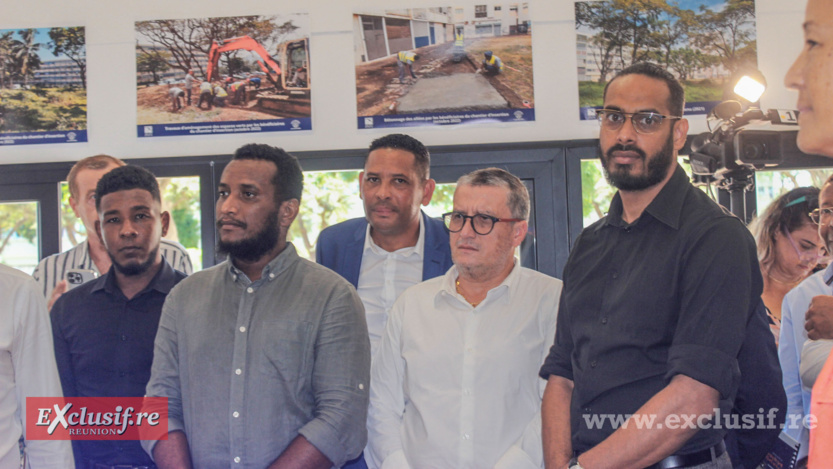 Inauguration de la Maison du Projet à La Chaumière à Saint-Denis