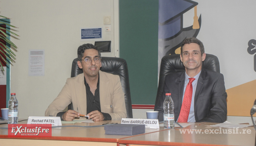 Me Réchad Patel, avocat au barreau de Saint-Denis, PATEL Avocats, chargé d’enseignements à la faculté, et Rémi Barrué-Belou, Maître de conférences en droit public à la Faculté de droit de la Réunion, co-responsable pédagogique du Master Droit public, qui ont tous deux supervisé ce concours Me Réchad Patel, avocat au barreau de Saint-Denis, PATEL Avocats, chargé d’enseignements à la faculté, et Rémi Barrué-Belou, Maître de conférences en droit public à la Faculté de droit de la Réunion, co-responsable pédagogique du Master Droit public, qui ont tous deux supervisé ce concours