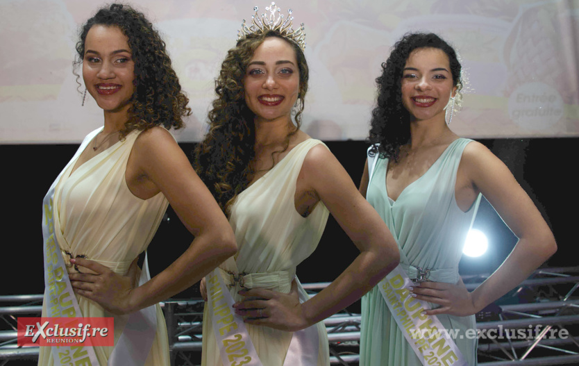 Les 3 lauréates Miss Saint-Philippe 2023
