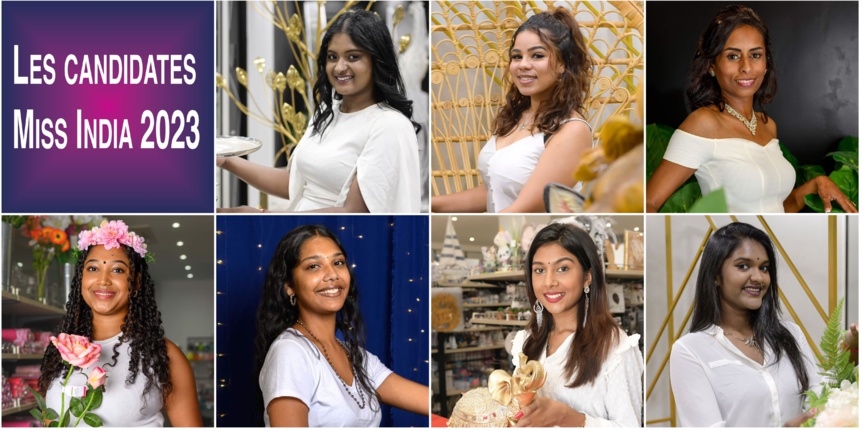 Miss India Réunion 2023: les 7 candidates