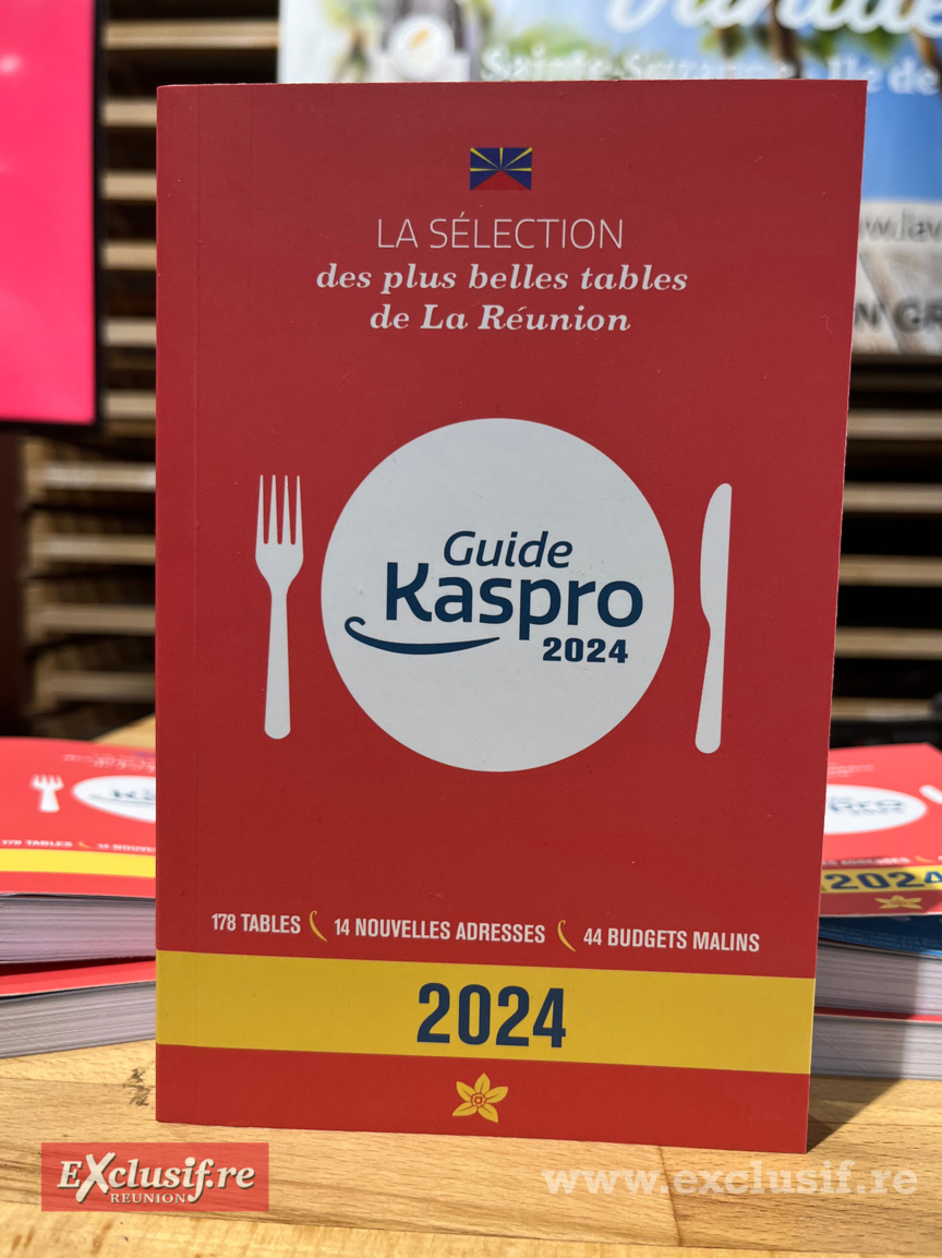 Le Guide Kaspro est disponible sur l’île de La Réunion dans plusieurs points de vente à 19,95 €
