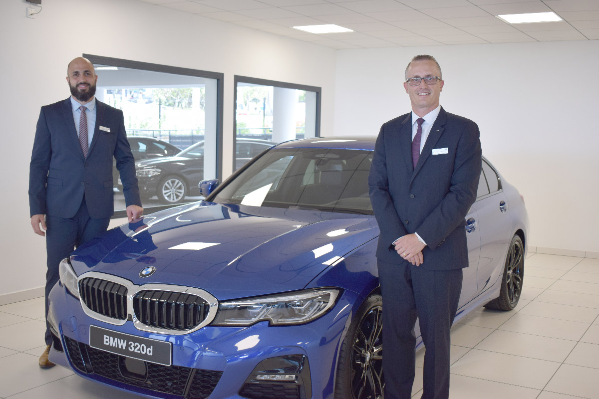 Damien Vally, chef des ventes BMW et MINI, et Philippe-Alexandre Rebboah, directeur général Leal Réunion
