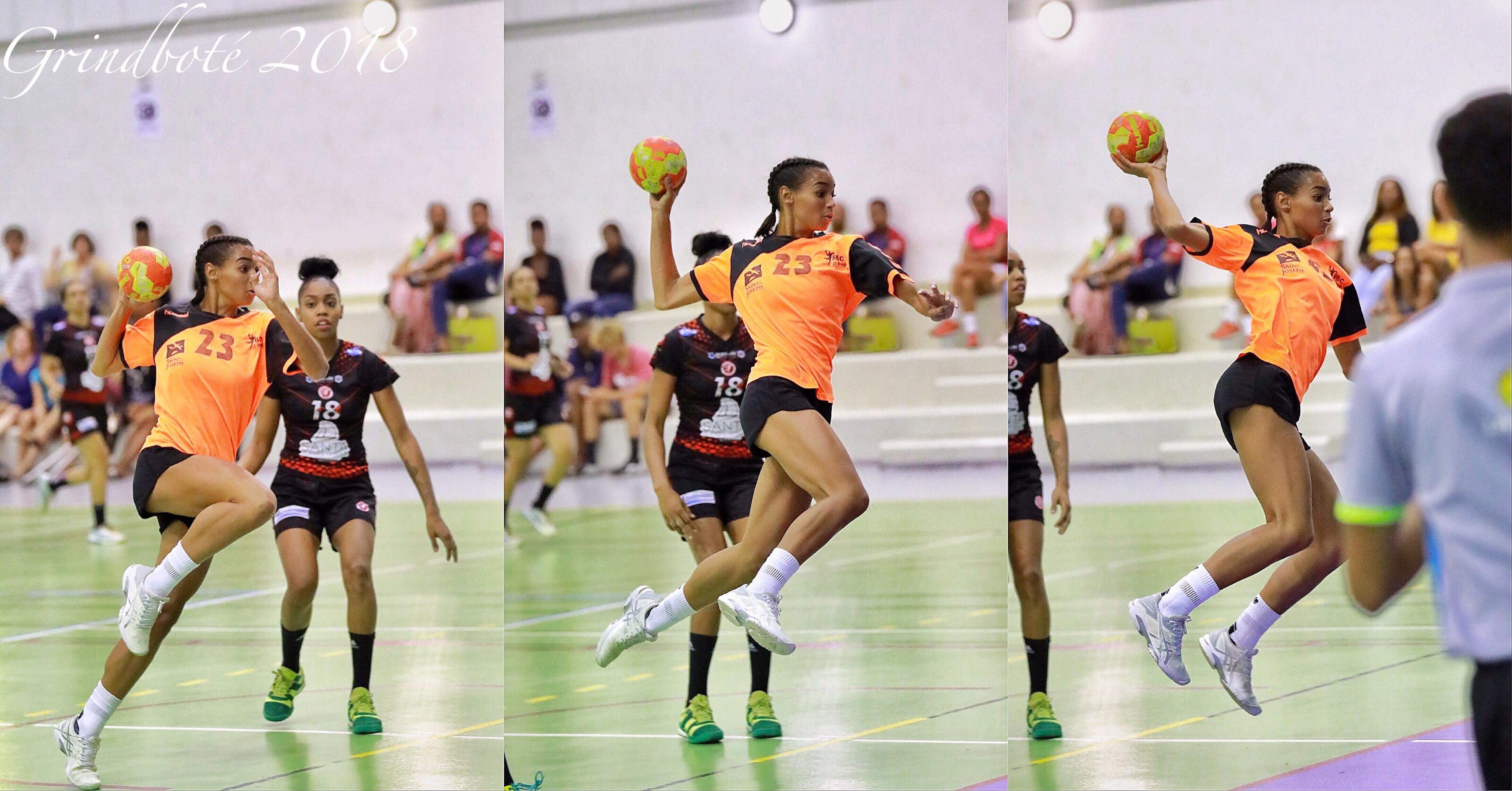 Noémie de Chantilly est une handballeuse talentueuse du club de Saint-Joseph