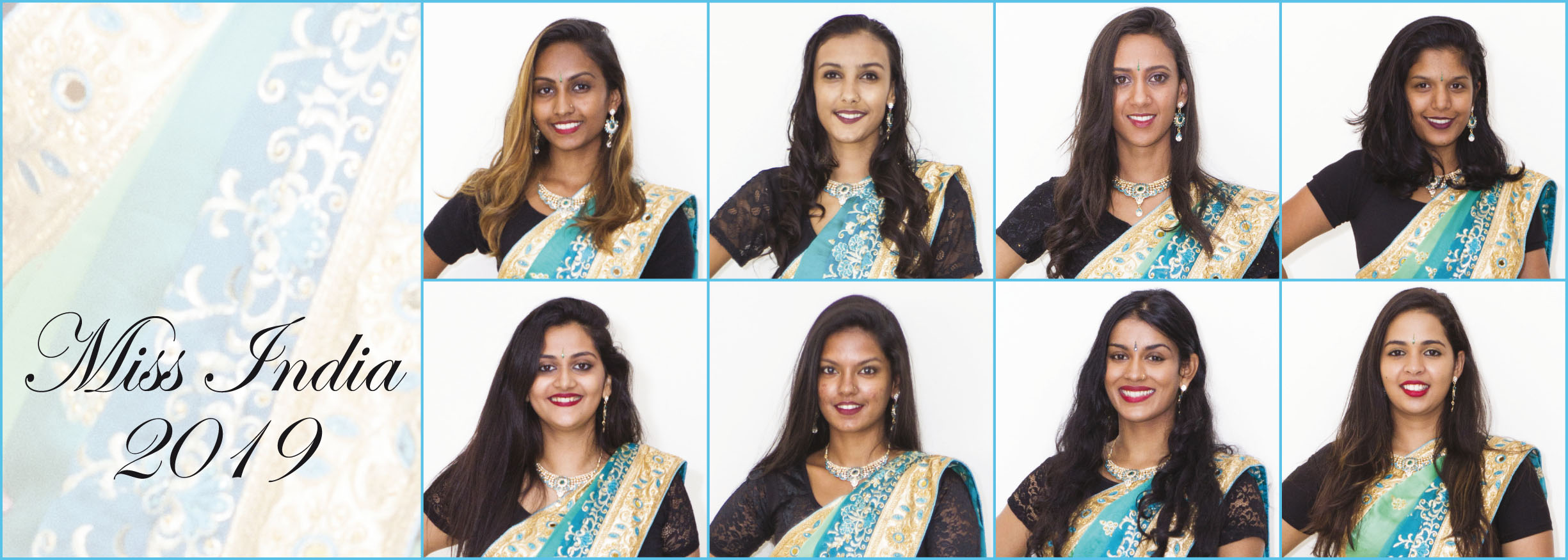Miss India Réunion 2019: les 8 candidates