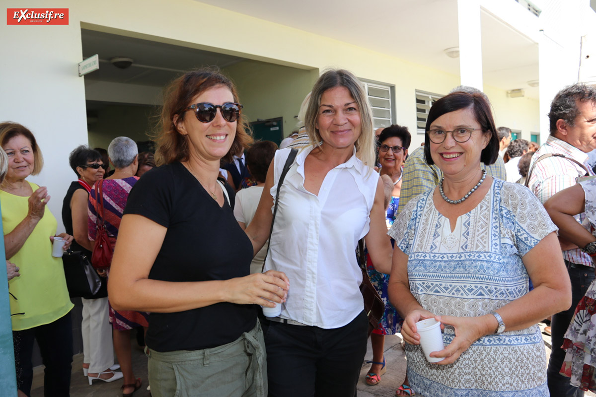 Anne Février, Cathy Vidalou, et Chantal Leleu, de l’ESPE