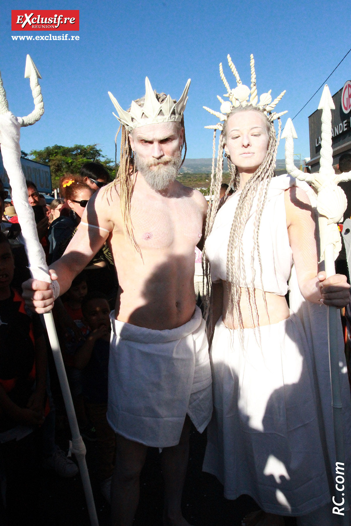 Poséidon et sa compagne avaient quitté la «mer patrie» le temps d'un carnaval