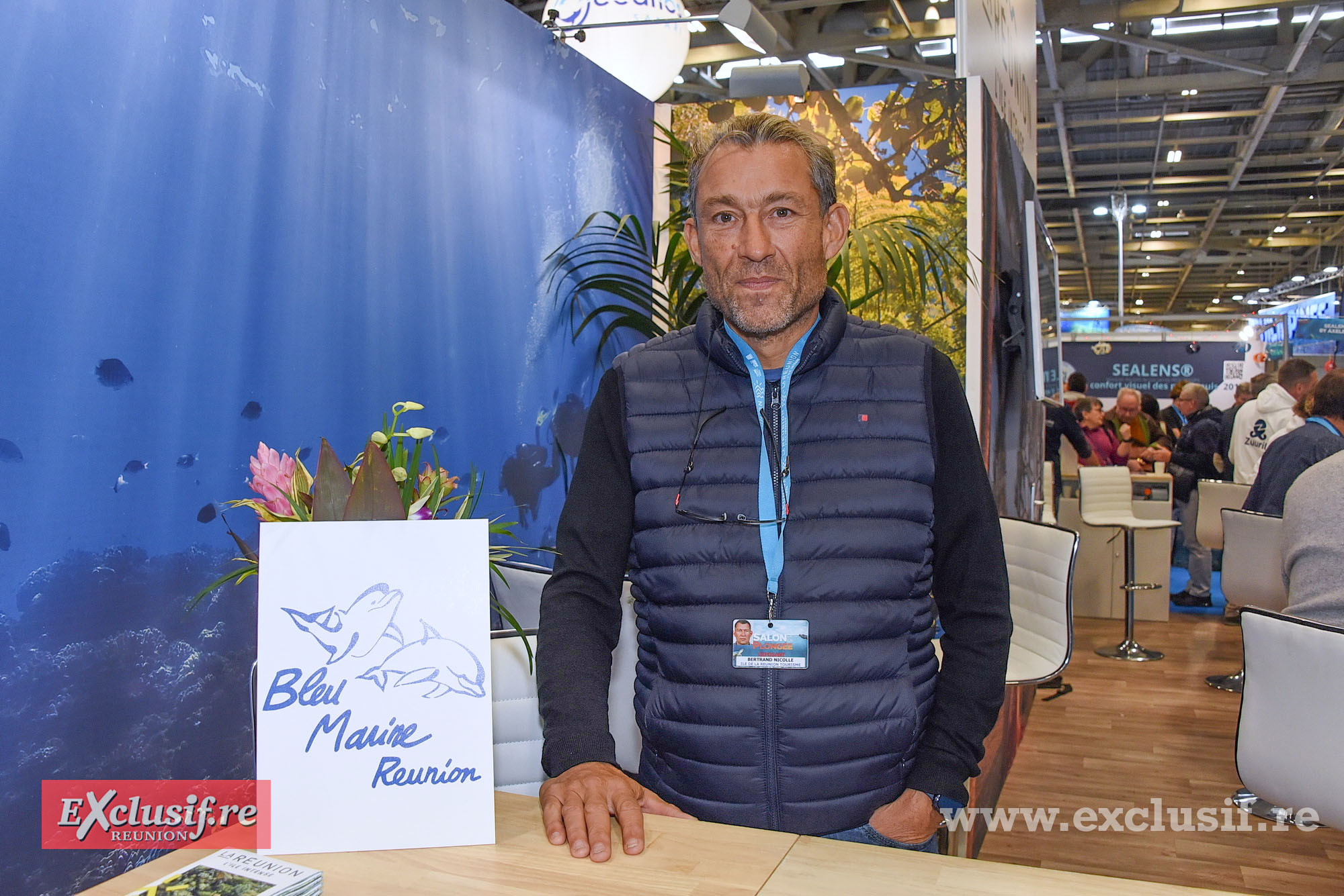 Bertrand Nicolle, de Bleu Marine Réunion
