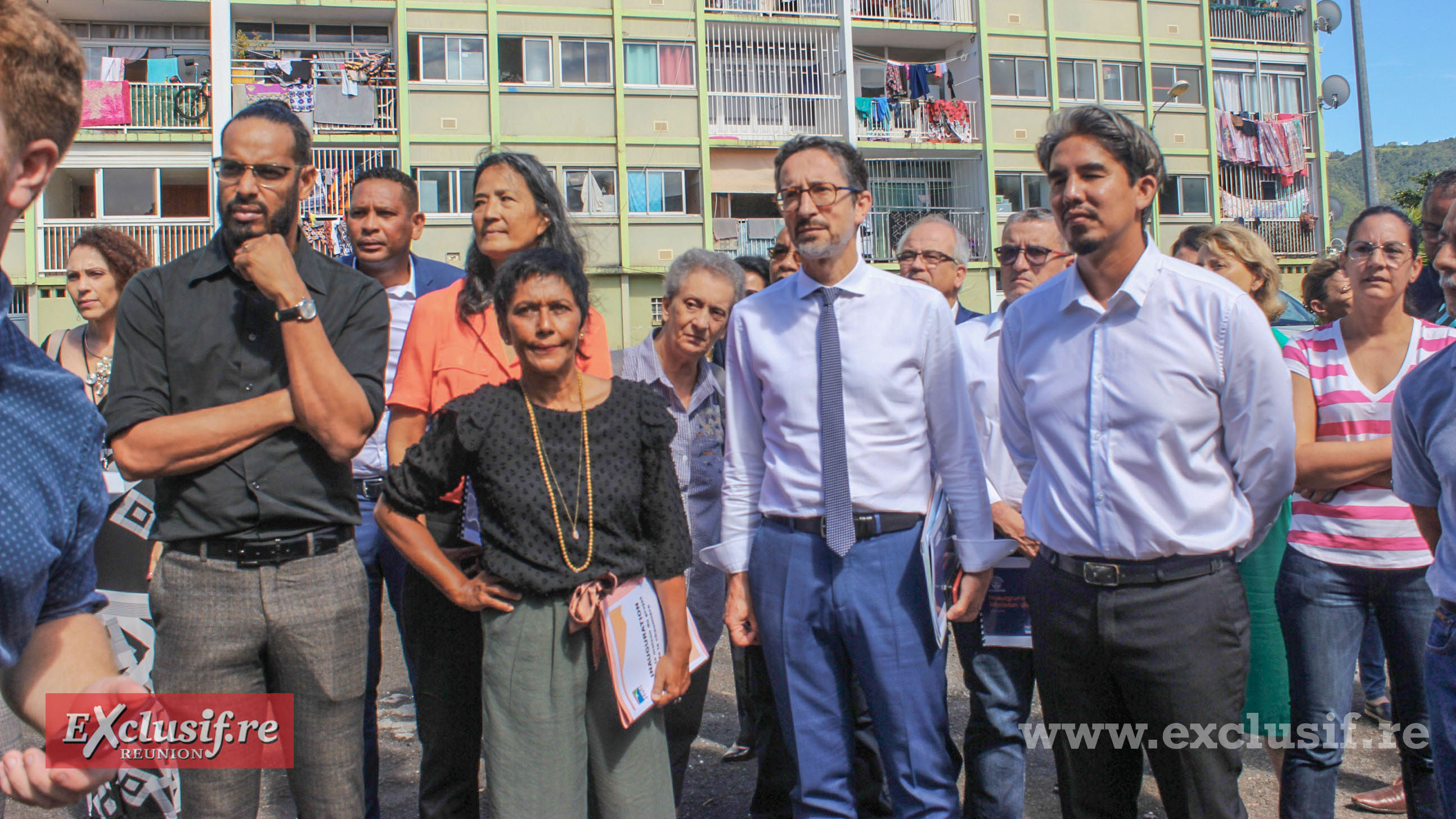 Inauguration de la Maison du Projet à La Chaumière à Saint-Denis