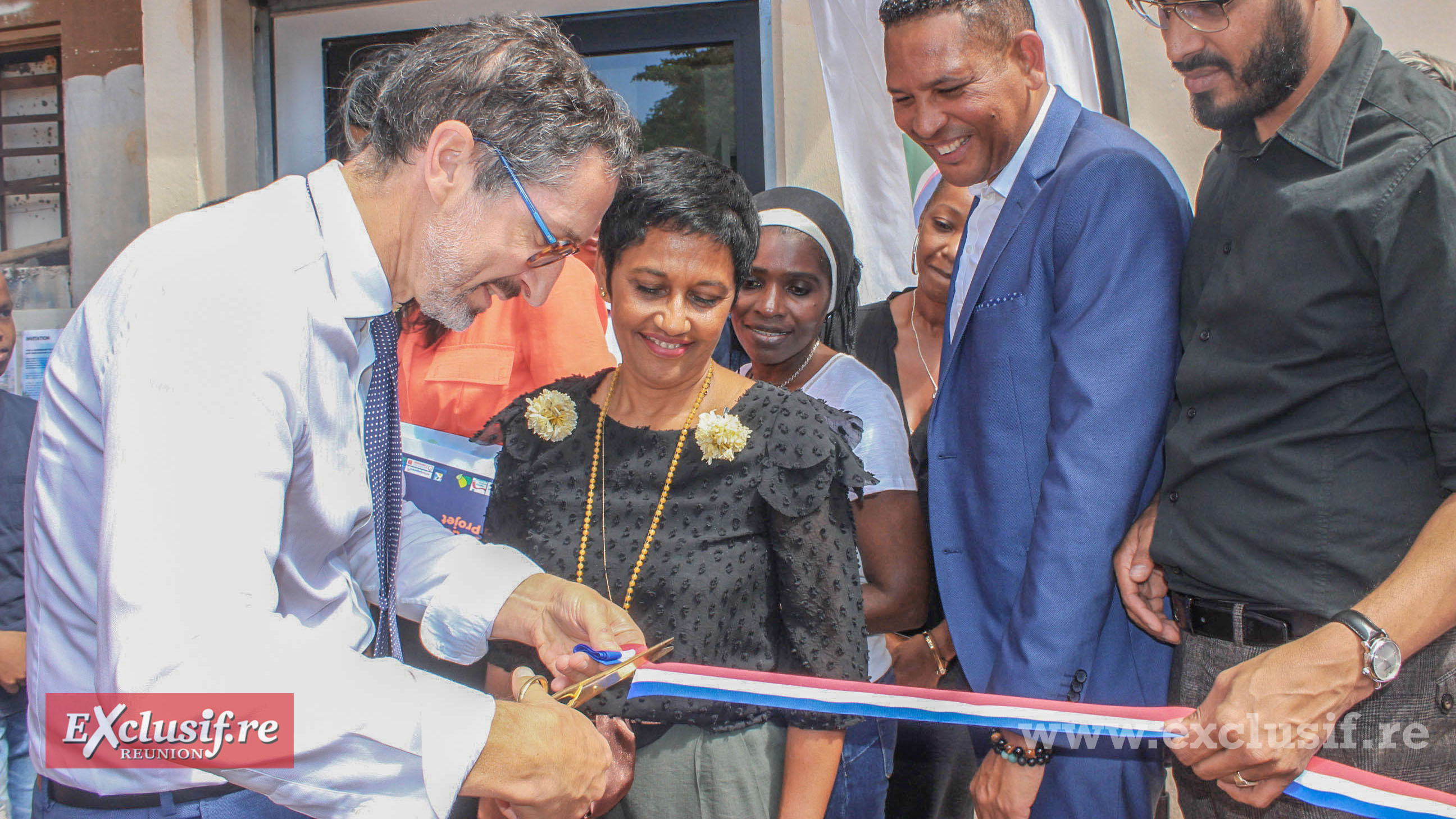 Inauguration de la Maison du Projet à La Chaumière à Saint-Denis