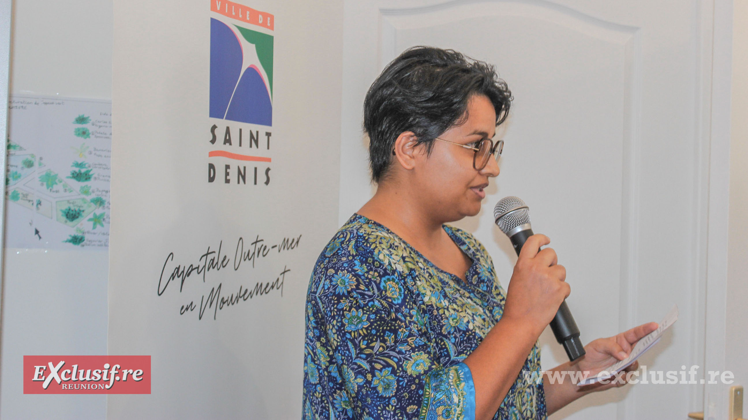 Inauguration de la Maison du Projet à La Chaumière à Saint-Denis