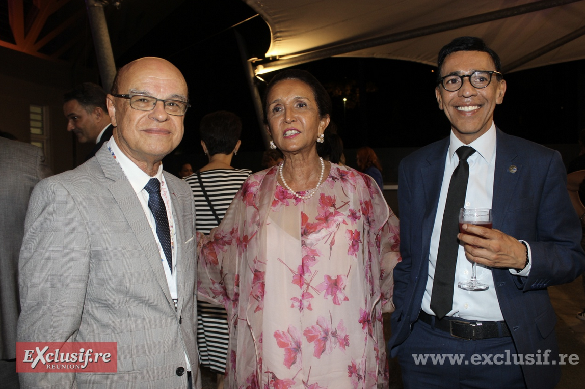 Wilfrid Bertile, Huguette Bello et Younous Omarjee