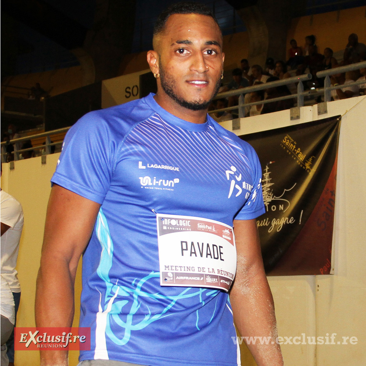 Dimitri Pavadé, vice-champion paralympique au saut en longueur, parrain de la manifestation