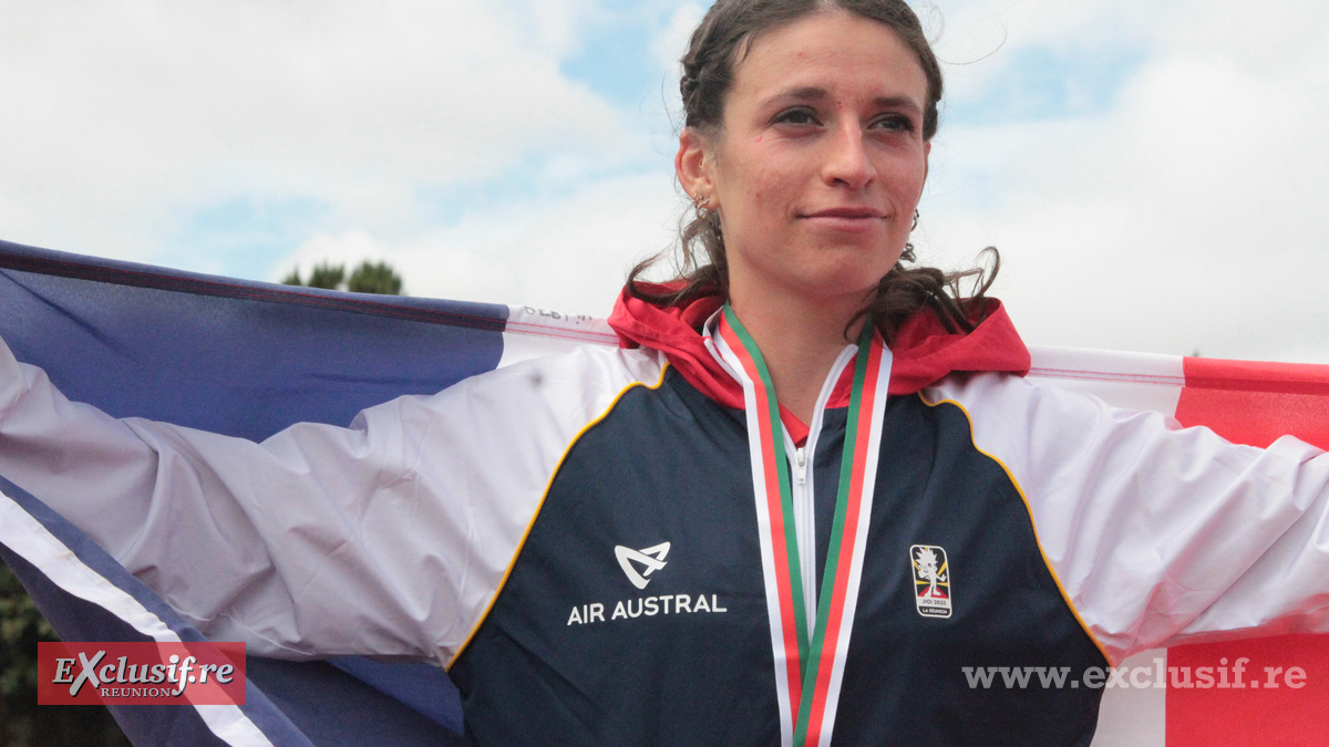Justine Chagnaud, médaillée de bronze sur le 10 000m en 39' 07''