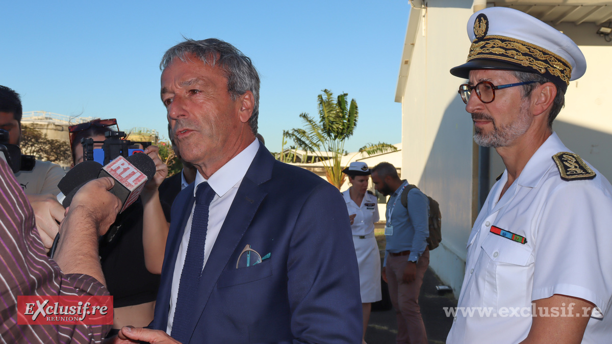 Le Ministre Philippe Vigier a accueilli les nouveaux policiers et visité l'aérogare