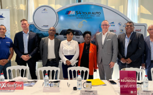 Sylvain Guillaume (RAS), Frédéric Lauté (Ho Huo Hen), Eric Assani (RER), Muriel Rajoel (ASA Réunion), Patricia Profil (Région réunion), Philippe-Alexandre Rebboah (Leal Réunion), Bruno Aristhène (ADA), et Christian Pausé (Ligue Sport Auto)