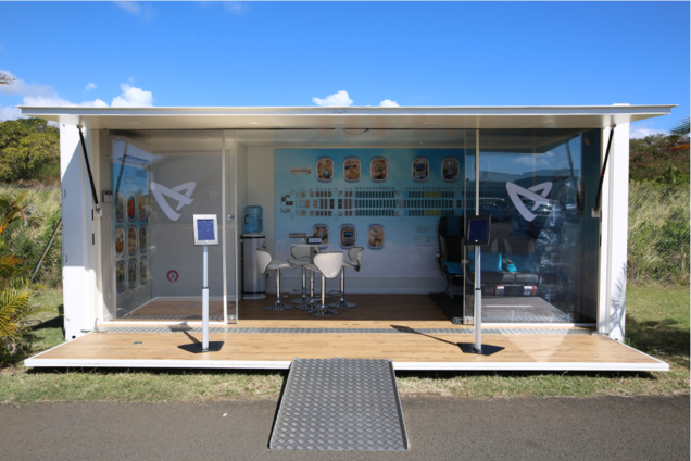 La nouvelle agence d'Air Austral est... mobile!