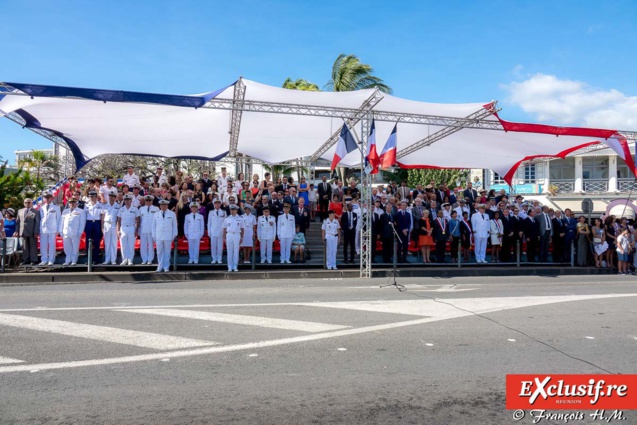 Pendant le défilé, il faisait très beau ce 14 juillet!