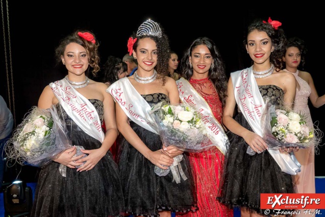 Avec Cindy Vellaïdom, Miss Saint-André 2016