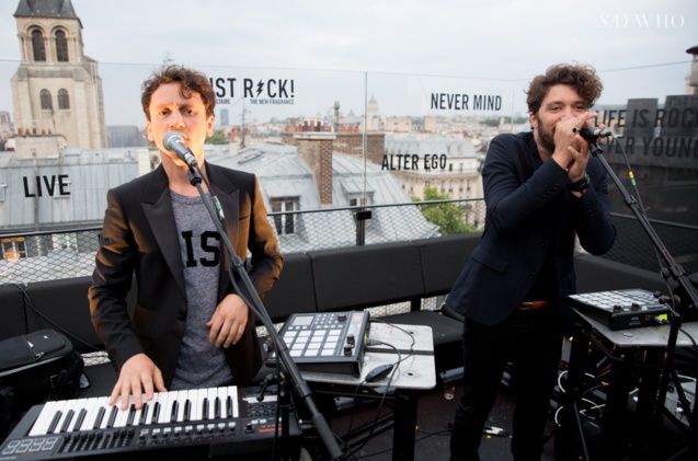 Le duo Elephanz a animé la soirée Le duo Elephanz a animé la soirée