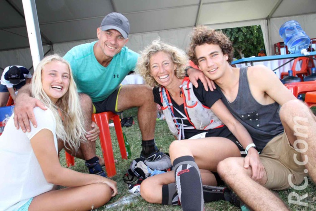 La famille Isambourg toujours fidèle au rendez-vous, entre deux navettes entre Maurice et Paris