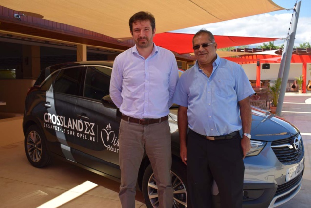 Olivier Depale, chef des ventes Sogecore, et Arzou Mahamadaly, directeur général de la Sogecore Olivier Depale, chef des ventes Sogecore, et Arzou Mahamadaly, directeur général de la Sogecore