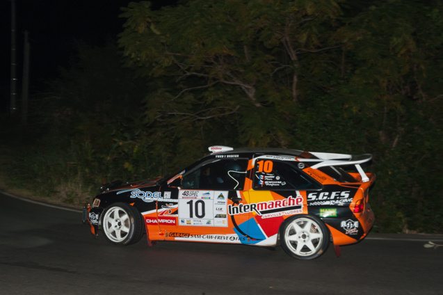 La voiture de Marc Barbé lors du Tour Auto de juillet 2017