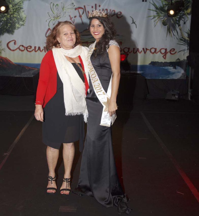 Chloé Damour avec sa maman Chloé Damour avec sa maman