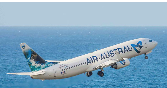 Un vol quotidien -parfois deux vols- opérés par Air Austral entre La Réunion et Mayotte
