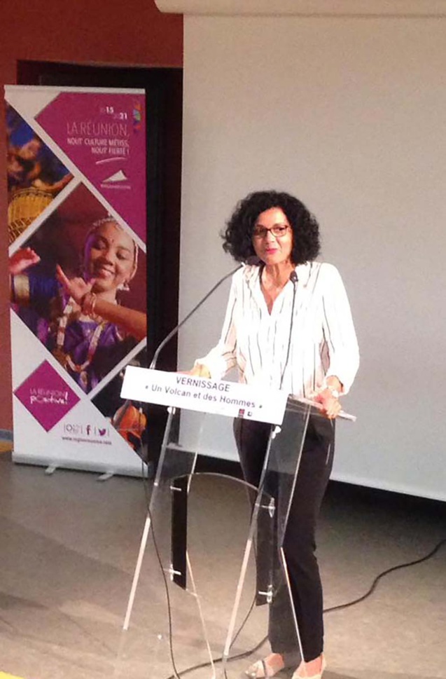 Nathalie Bassire, députée de la Réunion lors de son allocution