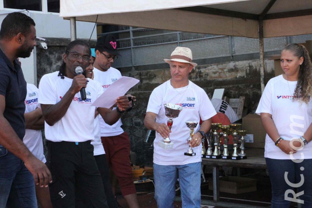 Eric Domitien, toujours en verve, avec à ses côtés Sylvio Cadet, vice-président du CASL Sud Eric Domitien, toujours en verve, avec à ses côtés Sylvio Cadet, vice-président du CASL Sud