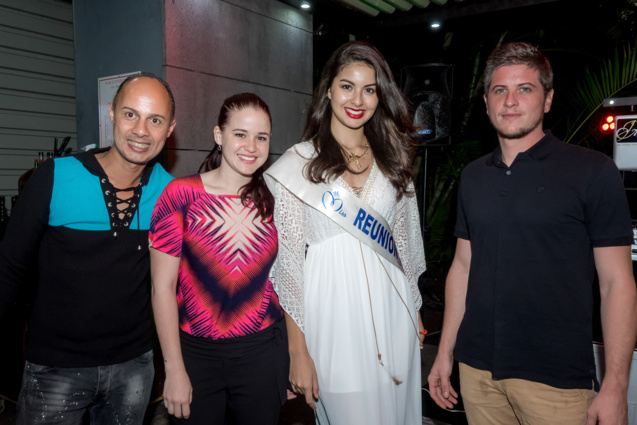Pascal Falcucci, Chloé Schneeberger, Ambre N'guyen, et le compagnon de Chloé Pascal Falcucci, Chloé Schneeberger, Ambre N'guyen, et le compagnon de Chloé