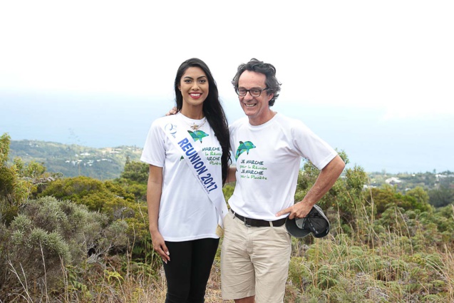 Audrey avec Stéphane André, directeur d'Ilop Sport