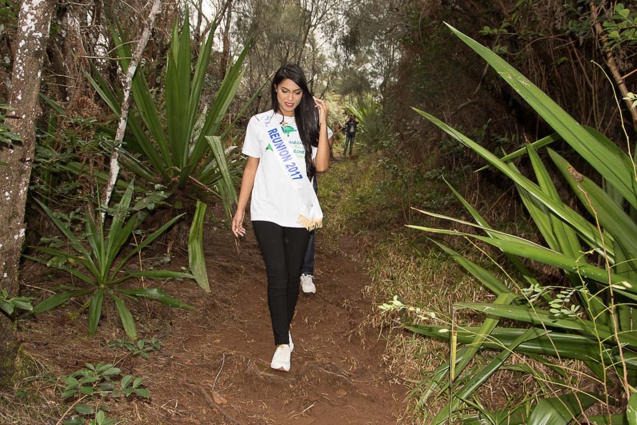Miss Réunion a effectué une reconnaissance du parcours