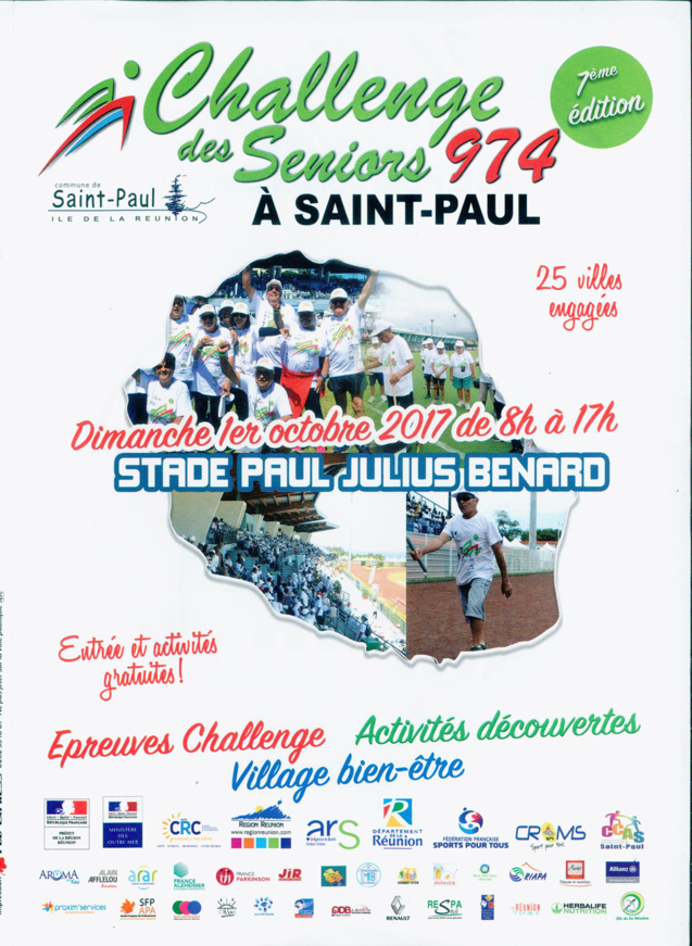 Challenge des Seniors : 25 villes à Saint-Paul ce dimanche Challenge des Seniors : 25 villes à Saint-Paul ce dimanche