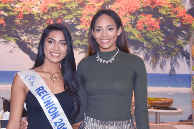 Miss Réunion et Miss Haïti, dauphine d'Iris Mittenaere
