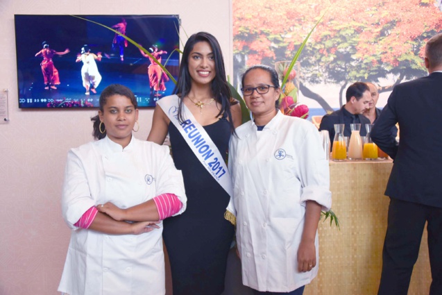 Audrey avec les lauréates du concours Master Marmite Audrey avec les lauréates du concours Master Marmite