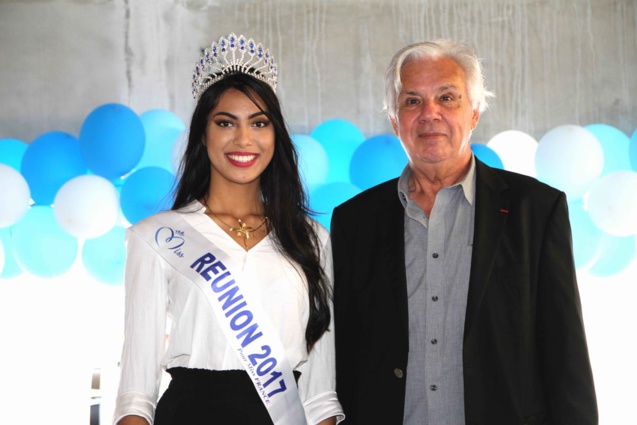 Audrey Chane Pao Kan et Jean-Luc Carrère, président de la Fondation Père Favron